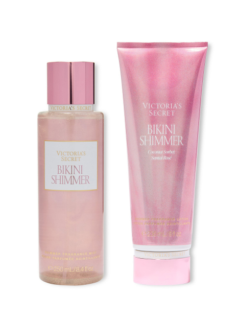 Набір для тіла Bikini Shimmer Victoria's Secret 1159865080 (Рожевий 236 ml/250 ml)