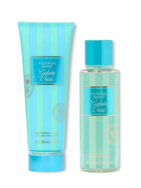 Набор для тела Gelato Oasis Victoria’s Secret мист и лосьон 1160056154 (Голубой 236 ml/250 ml)