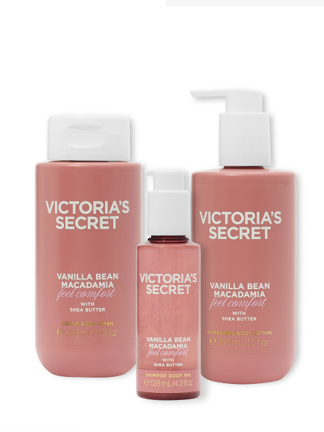 Набір для тіла Vanilla Bean Macadamia Victoria's Secret 1162549736 (Рожевий One Size)