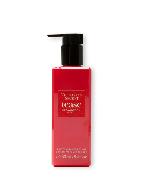 Набор для тела Tease Strawberry Bisou Victoria’s Secret мист и лосьон 1162799890 (Красный 250 ml/250 ml)