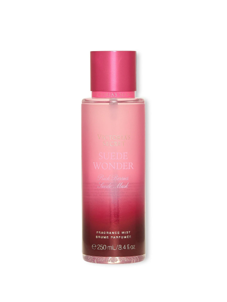 Набор для тела Suede Wonder Victoria’s Secret мист и лосьон 1162856184 (Розовый/ Красный 236 ml/250 ml)