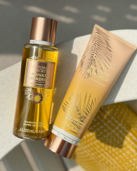 Набір спрей і лосьйон для тіла Private Sundeck Victoria's Secret оригінал