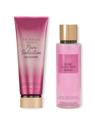 Набор для тела Pure Seduction Shimmer Victoria’s Secret мист и лосьон 1159838790 (Розовый 236 ml/250 ml)