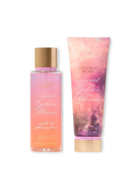 Набор для тела Sweet Golden Blooms Victoria’s Secret мист и лосьон 1159843345 (Розовый 236 ml/250 ml)