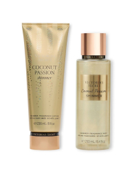 Набор для тела Coconut Passion Shimmer Victoria’s Secret мист и лосьон 1159847210 (Золотистый 236 ml/250 ml)