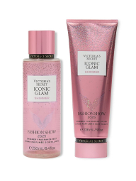 Набір для тіла Iconic Glam Shimmer Victoria's Secret міст та лосьйон 1159854464 (Рожевий 236 ml/250 ml)