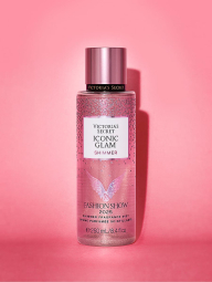 Набір для тіла Iconic Glam Shimmer Victoria's Secret міст та лосьйон 1159854464 (Рожевий 236 ml/250 ml)