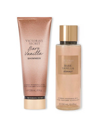 Парфюмированный набор для тела Bare Vanilla Shimmer Victoria’s Secret лосьон и мист 1159861879 (Коричневый 236 ml/250 ml)