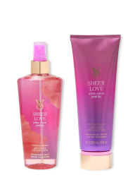 Набор для тела Sheer Love Victoria’s Secret мист и лосьон 1160029400 (Розовый 236 ml/250 ml)