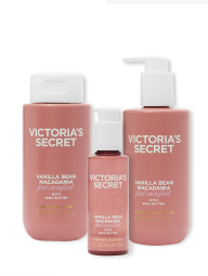 Набір для тіла Vanilla Bean Macadamia Victoria's Secret 1162549736 (Рожевий One Size)