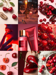 Набір для тіла Cherry Desire Victoria's Secret міст та лосьйон 1162621830 (Червоний 236 ml/250 ml)