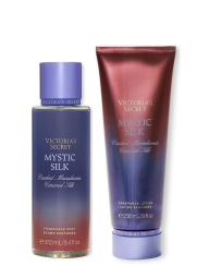 Набор для тела Mystic Silk Victoria’s Secret мист и лосьон 1162853860 (Синий/Красный 236 ml/250 ml)