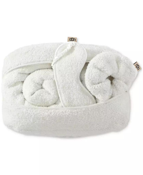 Дорожній набір UGG Bode Throw з 4 предметів 1159841358 (Білий One size)