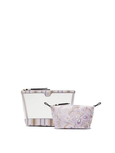 Косметичка Victoria's Secret 2 в 1 с принтом 1159841456 (Сиреневый One size)