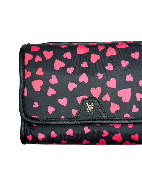 Набір Victoria's Secret дорожня сумка та косметичка 1159847565 (Чорний/Рожевий One size)