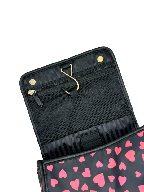 Набір Victoria's Secret дорожня сумка та косметичка 1159847565 (Чорний/Рожевий One size)