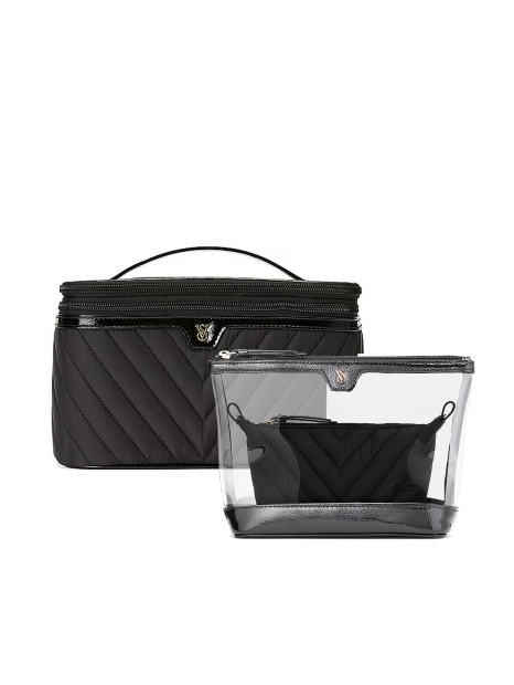 Набор Victoria's Secret дорожная сумка и косметичка 1159847927 (Черный One size)
