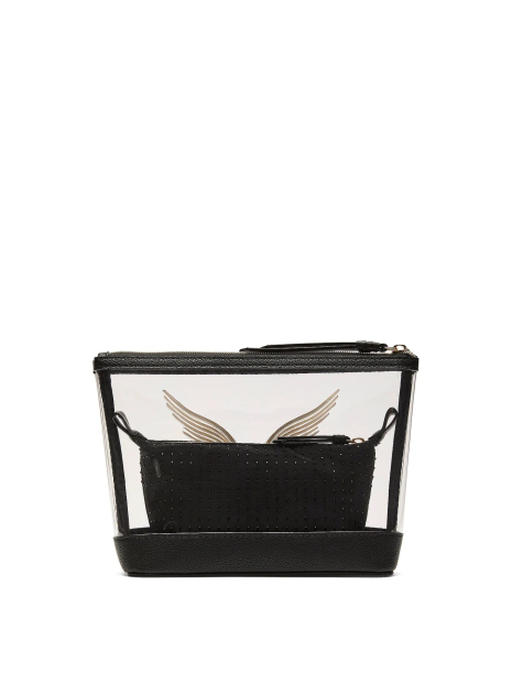 Косметичка Victoria's Secret 2 в 1 с логотипом 1159848379 (Черный One size)