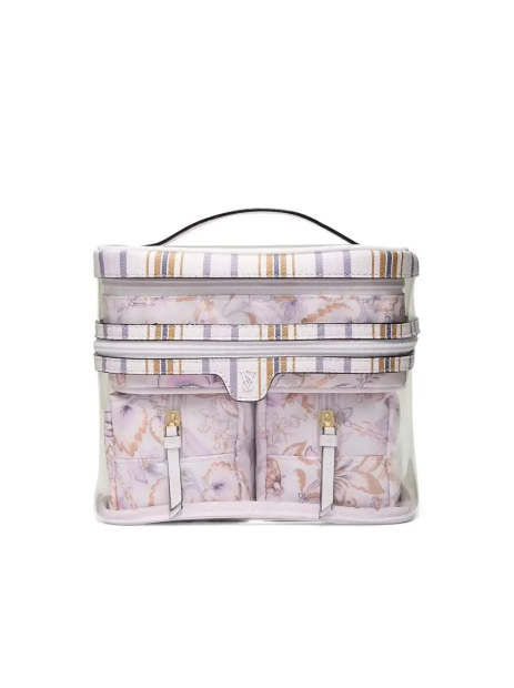 Набор дорожных косметичек 4 в 1 Victoria's Secret бьюти кейс 1159851071 (Сиреневый One size)