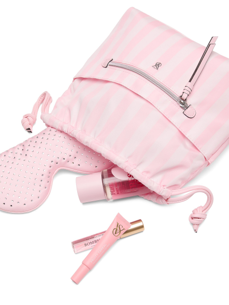 Косметичка Victoria's Secret дорожная 1159862869 (Белый/Розовый One size)