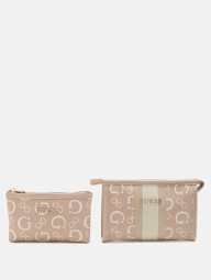 Набор косметичек Guess с логотипом 1159840892 (Бежевый One size)