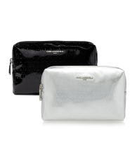 Набір косметичок Karl Lagerfeld Paris 1159847541 (Чорний/Сірий One size)