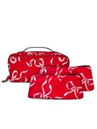Набір косметичок Victoria's Secret із принтом 1159853607 (Червоний One size)