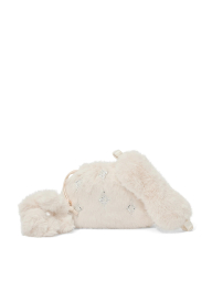 Набор для путешествий Victoria's Secret из искусственного меха 1159855817 (Молочный One size)