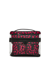 Набір дорожніх косметичок 4 в 1 Victoria's Secret 1159859230 (Чорний/Червоний One size)