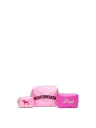 Набор косметичек Victoria's Secret Pink с принтом 1159862902 (Розовый One size)