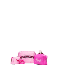 Набор косметичек Victoria's Secret Pink с принтом 1159862902 (Розовый One size)