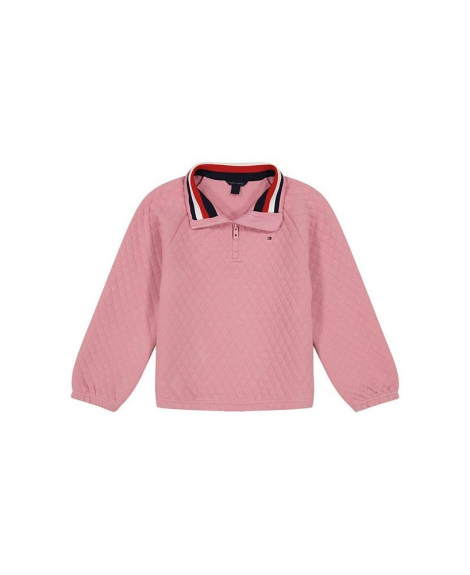 Дитячий стьобаний костюм Tommy Hilfiger жіноча толстовка і штани 1159840301 (Рожевий 2T)