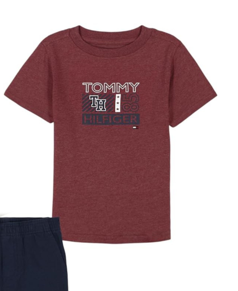 Детский комплект Tommy Hilfiger лонгслив, футболка и штаны 1159842771 (Разные цвета 3T)