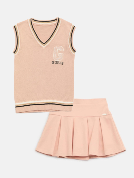 Детский комплект GUESS жилет и юбка 1159845030 (Розовый 7)