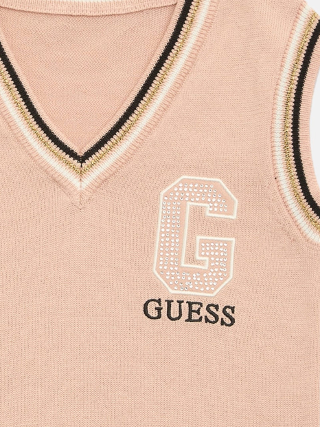 Детский комплект GUESS жилет и юбка 1159845029 (Розовый 8)