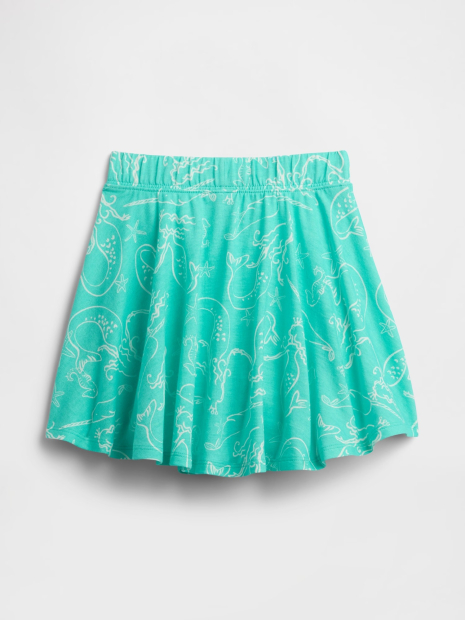 Дитячий комплект з принтом GAP майка та спідниця 1159847004 (Зелений 2)