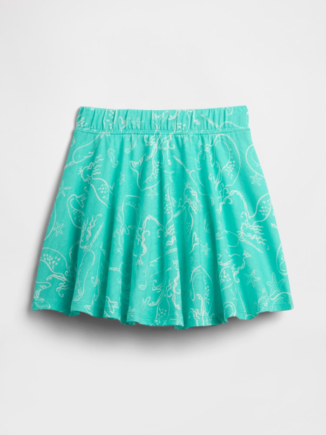 Дитячий комплект з принтом GAP майка та спідниця 1159847004 (Зелений 2)