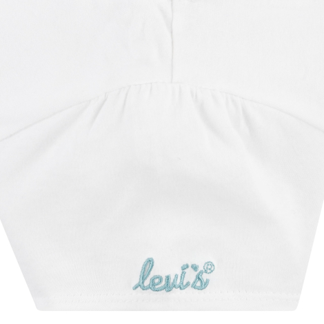 Детский комплект Levi's футболка и платье 1159849735 (Белый/Голубой 110-116)