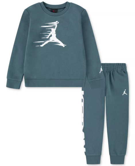 Дитячий костюм Nike Jordan світшот та штани 1159858786 (Зелений L) на зріст 116-122 см