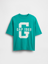 Детский комплект GAP футболка и шорты на флисе 1159839501 (Бирюзовый XL)