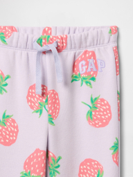 Детский костюм на флисе GAP толстовка и джоггеры 1159839698 (Сиреневый 3)