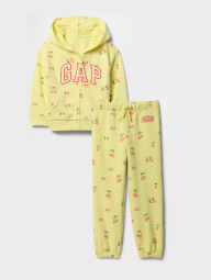 Детский костюм на флисе GAP толстовка и джоггеры 1159839565 (Желтый 4)