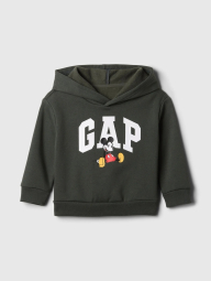 Детский костюм на флисе GAP худи и джоггеры 1159839619 (Зеленый L)
