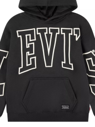Спортивный костюм Levi's худи и штаны джоггеры на флисе 1159841507 (Черный 2T)