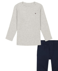 Детский комплект Tommy Hilfiger лонгслив, футболка и штаны 1159842771 (Разные цвета 3T)