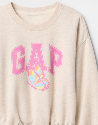 Детский костюм GAP свитшот и шорты 1159843580 (Молочный 2)