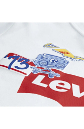 Детский комплект Levi's футболка и шорты 1159843573 (Синий/Белый 116-122)