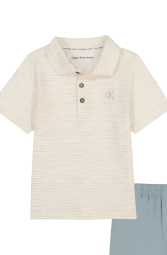 Детский комплект Calvin Klein футболка-поло и шорты 1159845246 (Разные цвета 3)