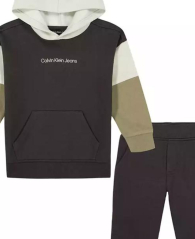 Детский костюм на флисе Calvin Klein худи и джоггеры 1159846091 (Разные цвета 7)