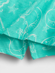 Дитячий комплект з принтом GAP майка та спідниця 1159847004 (Зелений 2)